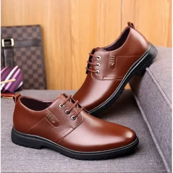 Brown Italian Design Pure Leather Oxford Official And Casual Shoes