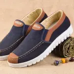 Mens Slipon Sports Shoes Loafers Canvas Casual Classic Running Sneaker Blue