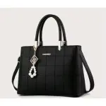 Stylish women's black color handbag shoulder bag